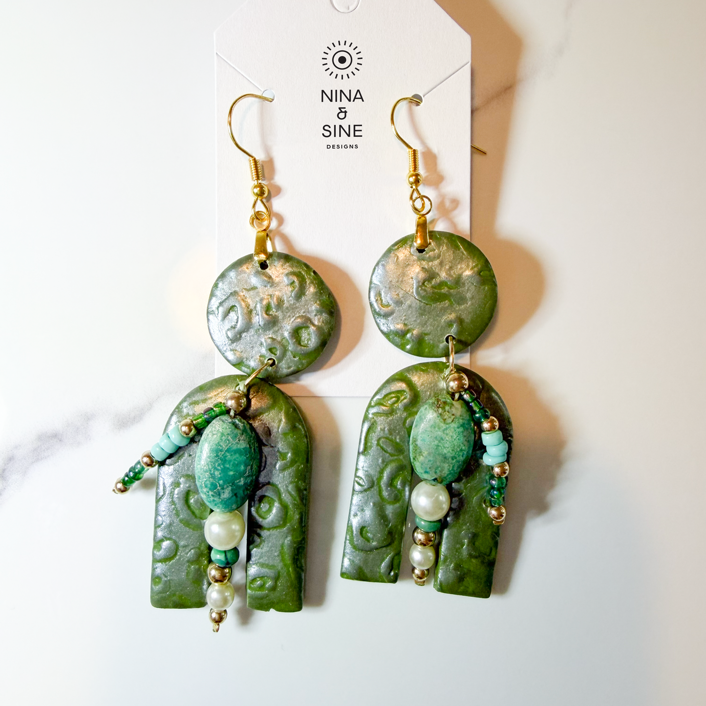Verdant Arch Statement Earrings