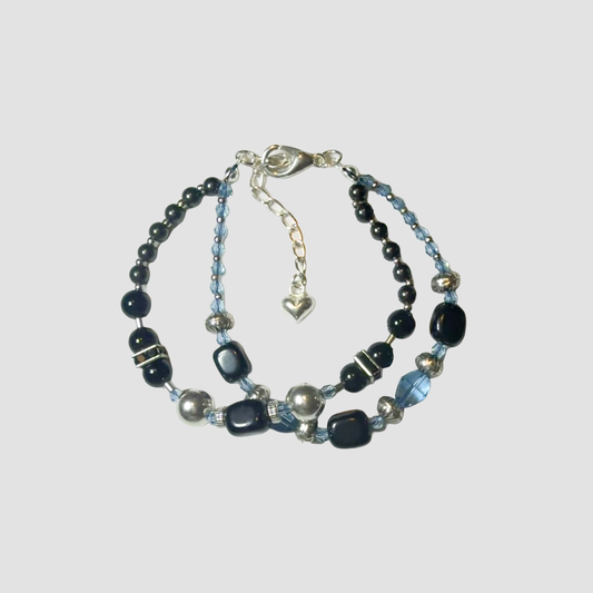 Midnight Sky Double-Strand Bracelet