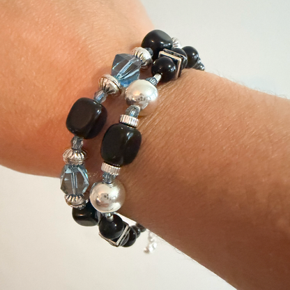 Midnight Sky Double-Strand Bracelet